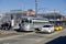 SAN FRANCISCO, CALIFORNIA, UNITED STATES - NOV 25th, 2018: Historic silver street car transporting passengers at