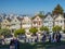 San Francisco, California, USA: Painted ladies, Victorian and Edwardian houses and buildings, Alamo Square Park