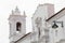 San Francisco church in Sucre, Bolivia. Sucre is the constitutional capital of Bolivia. Traditional colonial architecture, white