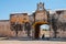San Francisco de Campeche, Mexico: Old fortress wall and entrance to the historic center. Land gate Puerta de Tierra