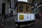 San Francisco: a driver turns a cable car