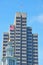 San Francisco, Ferry Building, clock tower, flag, skyline, California, United States of America, Usa