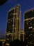 San Francisco, Financial District, Evening, Holiday Lights