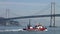 San Francisco Fire Dept fire boat Oakland Bay Bridge