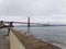 San Francisco Golden Gate Bridge disappearing in the fog