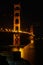 San Francisco - Golden Gate Bridge Fort Point at Night