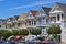 San Francisco, Painted Ladies, public monument, architecture, victorian, house, California, United States, Alamo Square