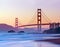 San Francisco\'s Golden Gate Bridge at Dusk