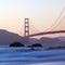 San Francisco\'s Golden Gate Bridge at Dusk