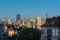 San Francisco skyline at sunset, California