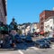 San Francisco street view with a crossroads and cars