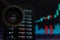 SAN FRANCISCO, US - 9 May 2019: A Graph of Increasing Trend of BCN Bytecoin Cryptocurrency. The Illustration of Green Candles Bar