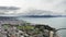 San Francisco, USA. Aerial panorama of San Francisco Bay on the clear morning