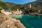 San Fruttuoso Abbey and Andrea Doria Tower - Liguria Italy