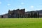 The San Galgano Abbey in Chiusdino, Italy - Inside the abbey there is the famous and legendary Sword in the Stone of King Arthur