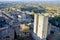 San gimignano, siena, tuscany, italy, view from the large tower