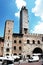 San Gimignano, square, Tuscany, Italy