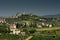 San Gimignano view with grey sky