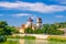 San Giorgio in Braida Roman Catholic church building with brick bell tower Campanile