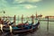 San Giorgio Maggiore church and boats, Venice