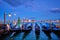 San Giorgio Maggiore Church with full moon. Venice, Italy