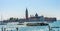 San Giorgio Maggiore Church Grand Canal Boats Venice Italy