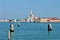 San Giorgio Maggiore Church in Venice city, Italy. Water, sea and splendid scenery