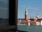 San Giorgio Maggiore Church: View from a window, Venice, Italy