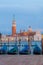 San Giorgio Maggiore and gondolas, Venezia