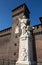 San Giovanni Nepomuceno statue in Sforzesco Castle in Milan, Italy