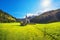 San Giovanni or St Johann in Ranui chapel, Funes Valley, Dolomites Alps, Italy.