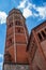 San Gottardo Bell Tower in Milan, Italy. Architect Francesco Pecorari from Cremona. The first public mechanical clock in