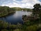 The San JerÃ³nimo dam in La Cumbre, Cordoba, Argentina