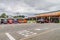 SAN JOSE, COSTA RICA - MAY 14, 2016: View of buses at Gran Terminal del Caribe bus station in the capital San Jos