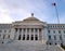 SAN JUAN, PUERTO RICO - Sep 2017 - The Puerto Rico Capitol Government Building located near the Old San Juan historic area.