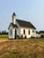 San Juan Vineyard Chapel in Field with Steeple