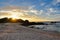 San Juanillo beach on both sides, Nicoya Peninsula, Costa Rica