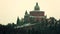 San Luca Church with snow