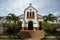 San Luis, Antioquia. Colombia - October 13, 2021. Iglesia de San Luis Gonzaga, is a colombian temple of catholic worship