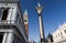 San Marco place with campanile and blue sky