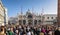 San Marco Square during Carnival of Venice 2018