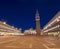 San Marco square at night. Venice travel