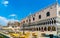 the San Marco square and passing the empty terraces