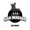 San Marino Castle black and white logo