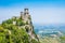 San Marino, Guaita, first of three peaks which overlooks the city