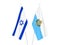 San Marino and Israel flags