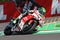 San Marino, Italy - May 12, 2017: Eugene Laverty IRL Aprilia RSV4 RF Milwaukee Aprilia, in action