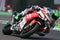 San Marino, Italy - May 12, 2017: Eugene Laverty IRL Aprilia RSV4 RF Milwaukee Aprilia, during the Qualifying of WSBK at Imola.