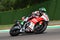 San Marino, Italy - May 12, 2017: Eugene Laverty IRL Aprilia RSV4 RF Milwaukee Aprilia, during the Qualifying of WSBK at Imola.