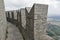 San Marino rural landscape, fortress view from above